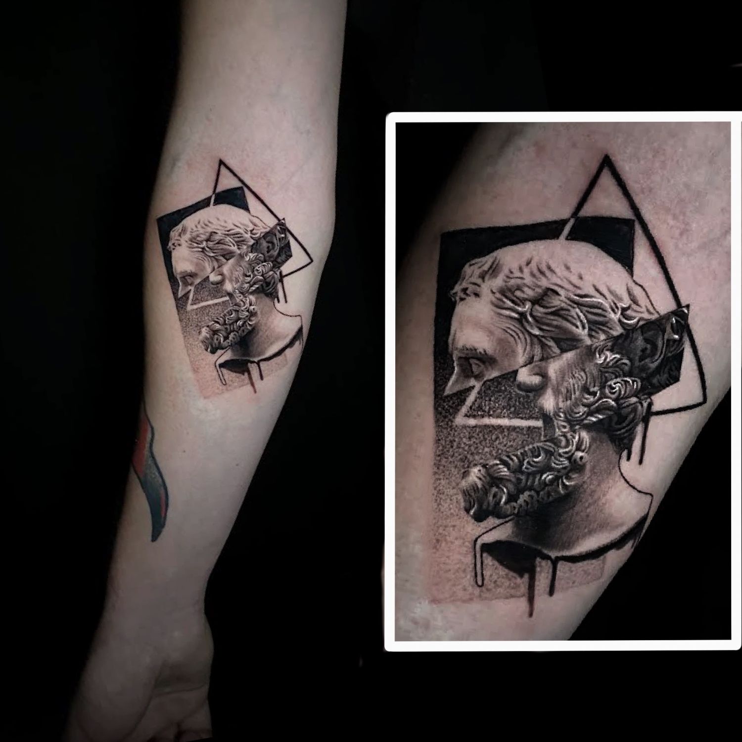 Alkar tetoválás, Fantázia tetoválás, Fekete fehér tetoválás, Portré tetoválás, Realisztikus tetoválás